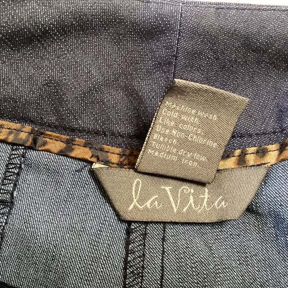 La Vita Wide Leg Cropped Pants - Picture 3 of 5